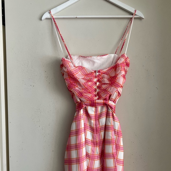 C/MEO Collective Pink Plaid Jumpsuit - Picture 7 of 9